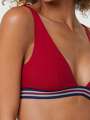 Thumbnail Rouge Soutien-gorge triangle - Manille 3