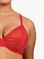 Thumbnail Rouge Soutien-gorge à armatures - Luna 3
