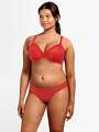 Thumbnail Rouge Soutien-gorge à armatures - Luna 4
