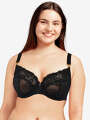 Thumbnail Noir Soutien-gorge à armatures - Manavi 1