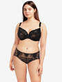 Thumbnail Noir Soutien-gorge à armatures - Manavi 4