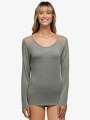 Thumbnail Gris Tee-shirt - Frileuse 1